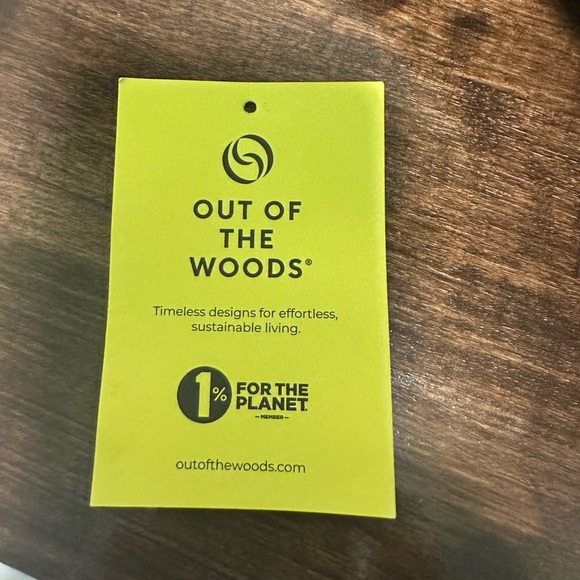 Out of the Woods sustainable tote bag. Washable paper tote. Leather lookalike - Picture 2 of 4